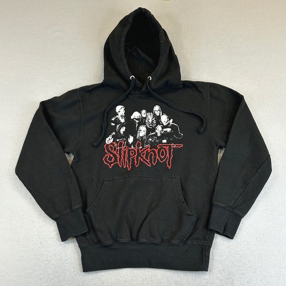 Slipknot Hoodie Unisex XS Black Red Band Graphic Bravado Heavy Metal 2019